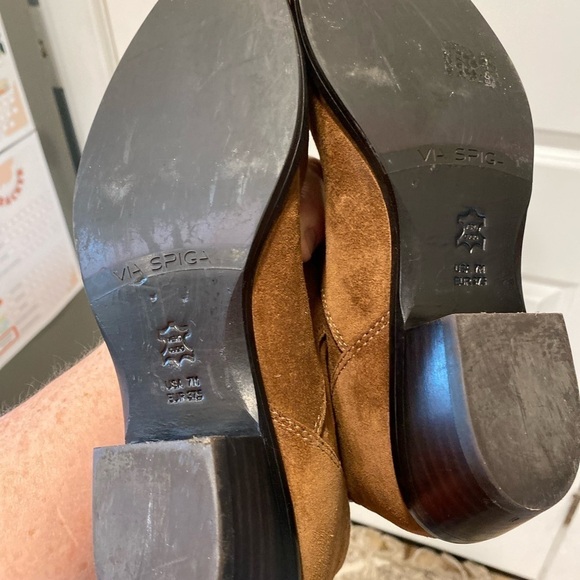 VIA SPIGA Brown suede pull on boots size 7M - Picture 7 of 9